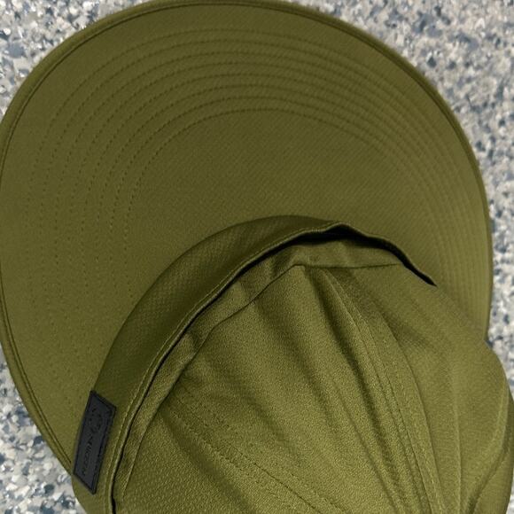 Sukeen Green Hat NWOT Hook Loop Closure Wide Brim - Picture 2 of 9